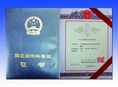 National Natural Science Award Third Prize(1987)