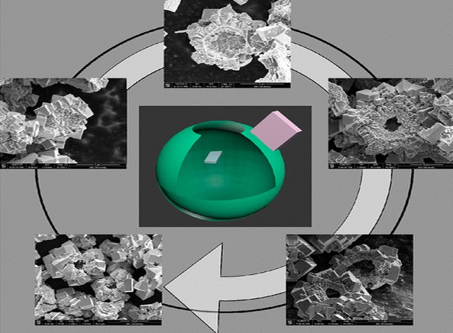 Self-construction of magnetic hollow La0.7Sr0.3MnO3 microspheres with complex units