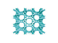 A stable, extra-large-pore zeolite with intersecting 14- and 10-membered ring channels