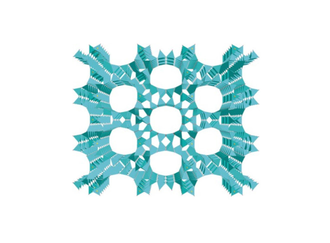 A stable, extra-large-pore zeolite with intersecting 14- and 10-membered ring channels